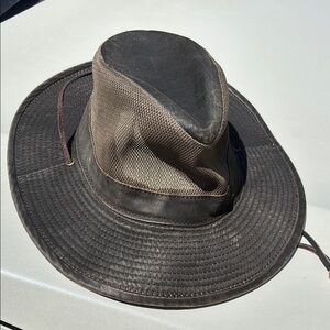 Men's safari mesh hat